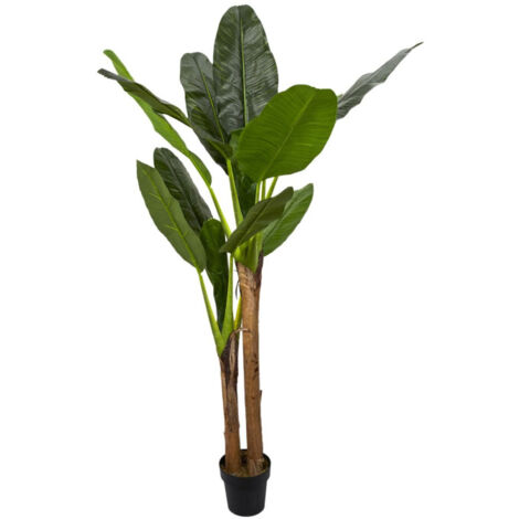 Plante Artificielle XXL "Bananier" 160cm Vert
