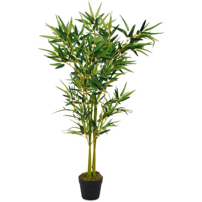 Spetebo - Plante décorative 115cm - Modèle : Bambou