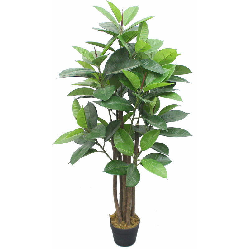 Spetebo - Plante décorative 120cm - Modèle : caoutchouc artificiel