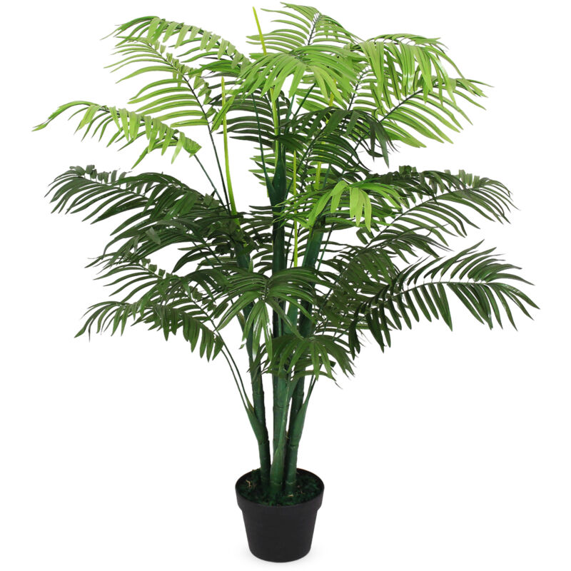 Spetebo - Plante décorative - 125cm - Modèle : Palmier artificiel 'xl