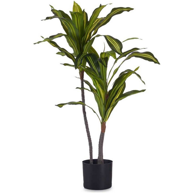 Plante décorative en plastique cable de fer large feuille 60 x 90 x 60 cm