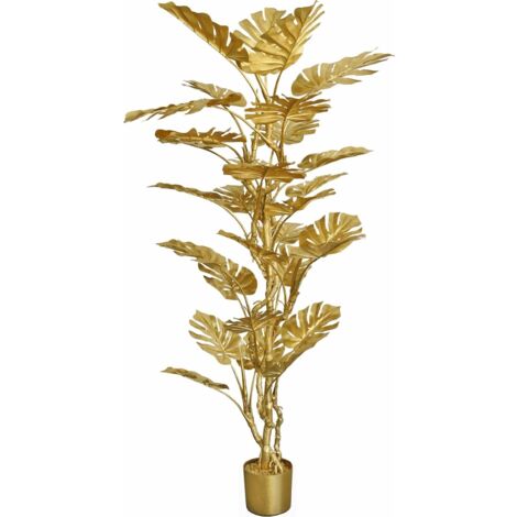 plante décorative philo oro feuillage doré pour intérieur élégant - doré brillant tropical