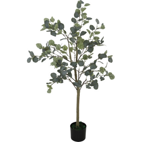 Plante décorative synthétique 150 cm, 230 feuilles en pot, pour intérieur, vert