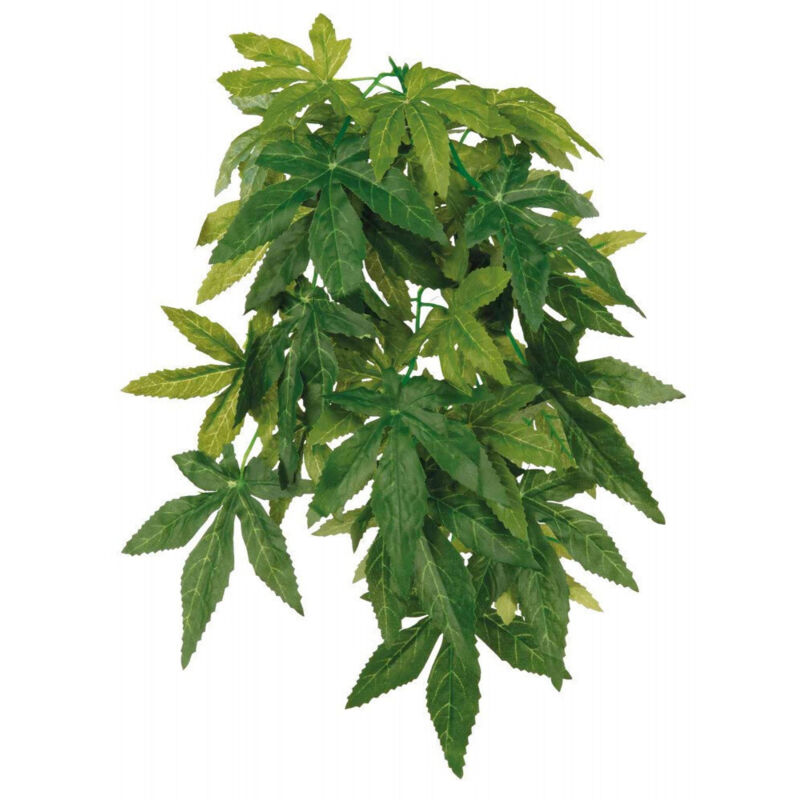 Plante tissu à suspendre 30 cm, avec ventouse, Abutilon, pour reptile ou amphibien Trixie