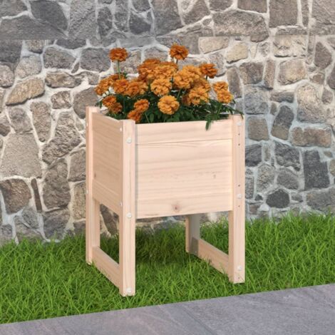 Planter 40x40x52.5 cm Solid Wood Pine vidaXL