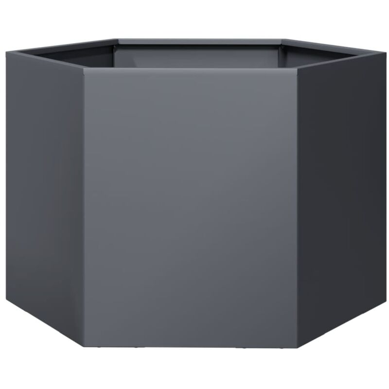 Vidaxl - Garden Planter Anthracite Hexagon 69x60x45 cm Steel