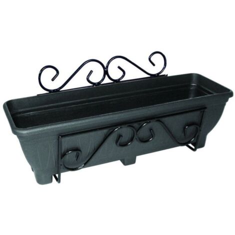 Planter Trough Wall Mounted Steel Terracotta Garden Pride