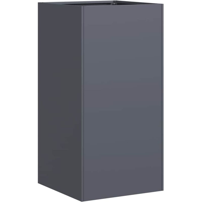 Planter Anthracite 40x40x80 Cm Cold-rolled Steel Vidaxl