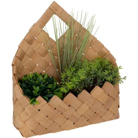 Plantes Artificielles à Suspendre "Jika" 28cm Naturel