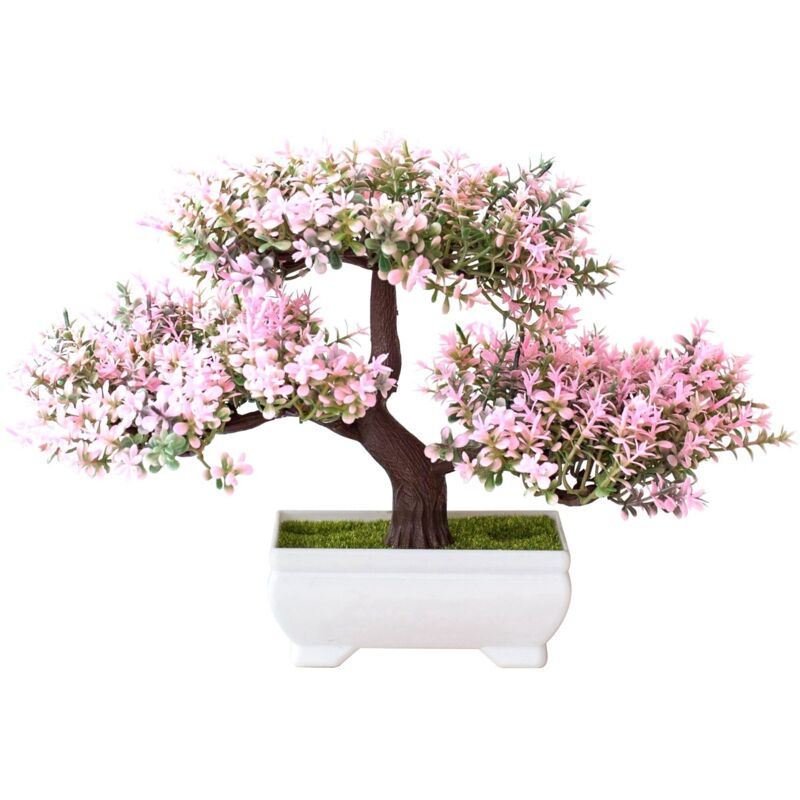 Plantes Artificielles Bonsaï Arbre Pot Faux Plante Fleurs en pour Maison Chambre Table HôTel Jardin DéCor a
