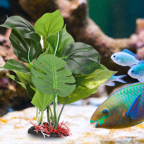 Plantes Artificielles pour Aquarium Décoration Paysagère Submersibles Feuilles Flottantes Idéales pour Aquariophilie-AUTRES