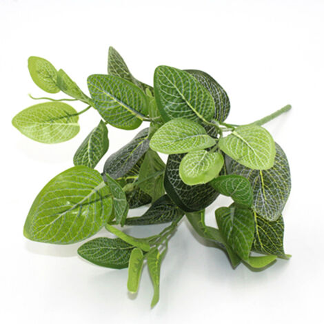 Plantes Artificielles Vertes 7 Têtes - Décoration Murale Lianes Fausses Plantes pour Maison Bureau Fête Mariage Décor Feuillage Réseauté