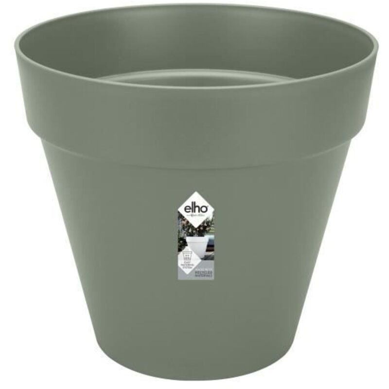 Planteur Rectangle VIBIA - Plastique - Réservoir - Ø50 - Jaune Miel