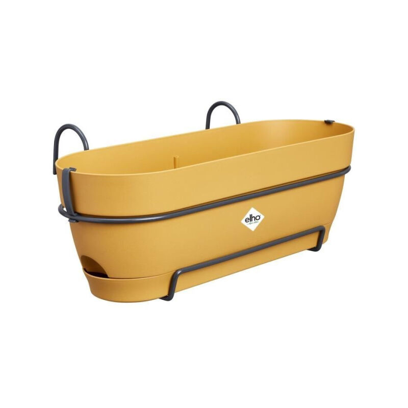 Planteur Rectangle VIBIA - Plastique - Réservoir - Ø50 - Jaune Miel
