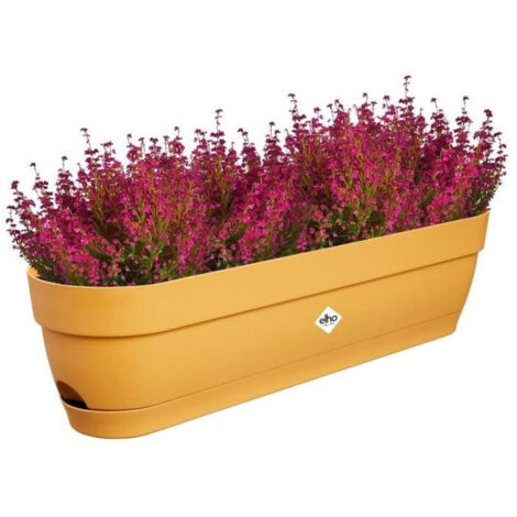 PLANTEUR RECTANGLE VIBIA - PLASTIQUE - RÉSERVOIR - Ø70 - ROSE POUSSIERE ELHO 3741707012500