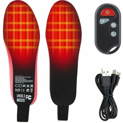 OTROS Plantilla calefactora inalámbrica para pies, ideal para caza, pesca, senderismo y acampada, unisex, accesorio para calzado y botas de seguridad.