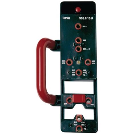 Plantilla para taladrar BL305.6.10U mont. Rosetas y placas HEWI