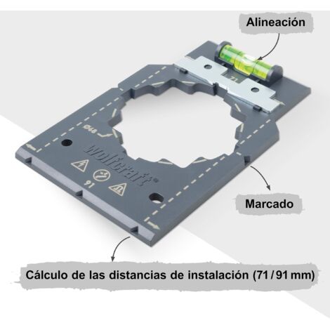 Plantilla Wolfcraft 5975000 Perforadora
