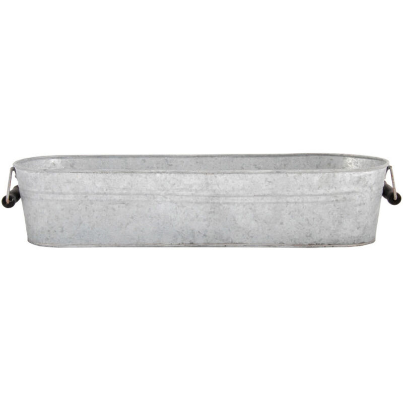 Plantoir ovale en zinc