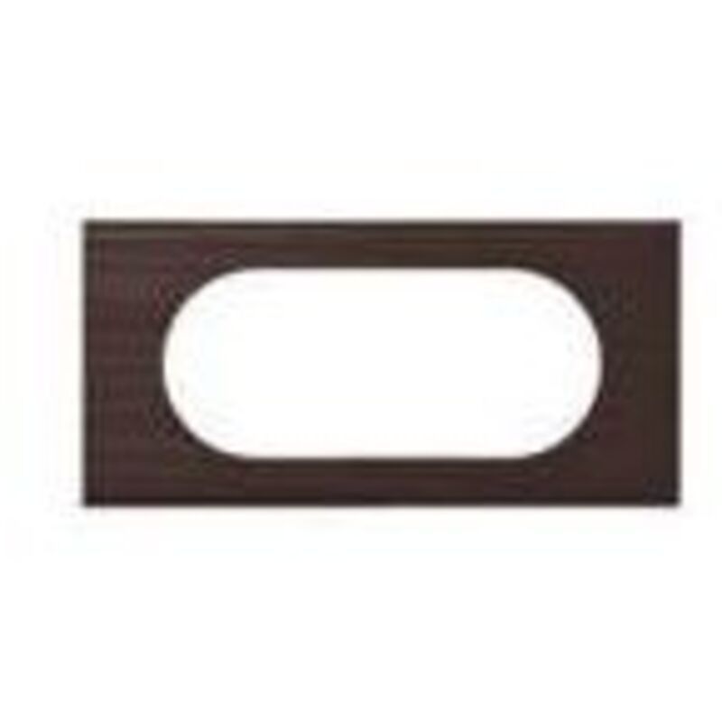 LEGRAND Plaque 4/5 modules 2 postes matiere wengue celiane  069205