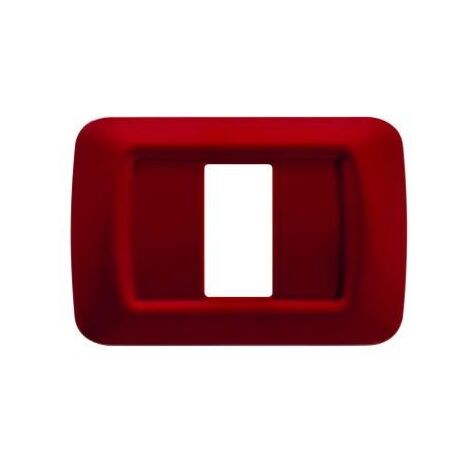 PLAQUE 1 POS.BORDEAUX CLASS.TOP SYSTEM GEWISS GW22531