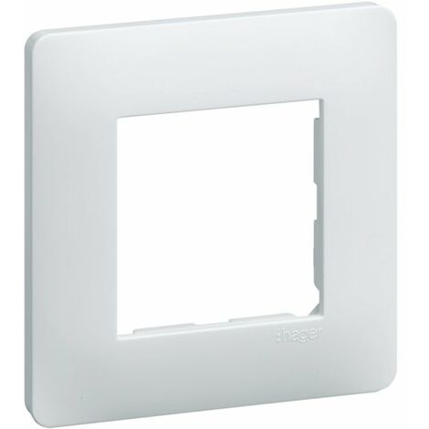 main image of "Essensya plaque 1 poste blanc (WE401)"