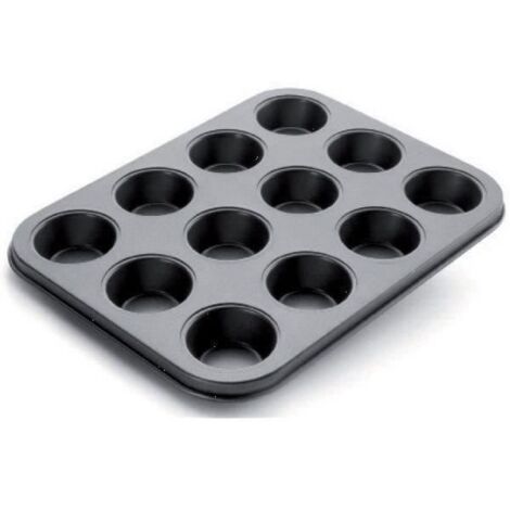 Plaque 12 mini muffins IBILI Moka - 25 x 19 cm