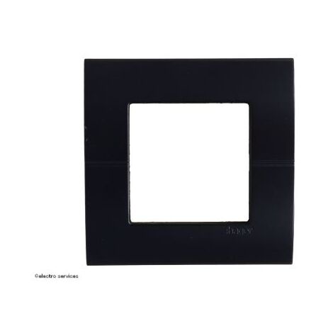 Plaque 2 modules Systo Hager  Finition: Noir