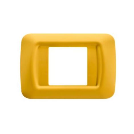 PLAQUE 2 POS.JAUNE MAIS TOP SYSTEM GEWISS GW22582