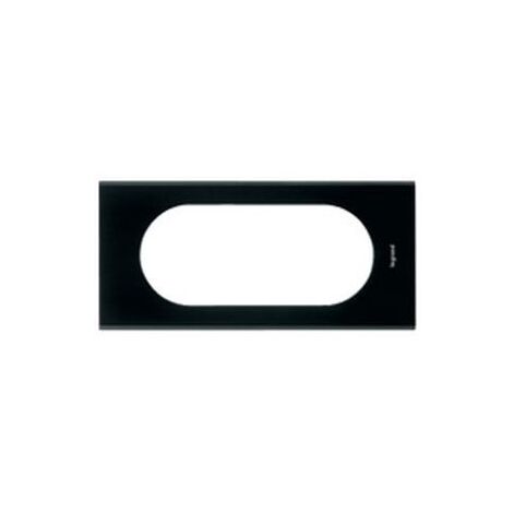 Plaque 2 postes 5 modules matiere corian nocturne CELIANE LEGRAND 069155
