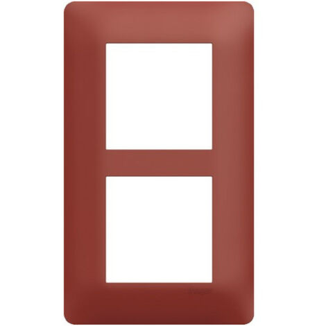 Plaque 2 postes essensya E57 Sierra - HAGER WE566
