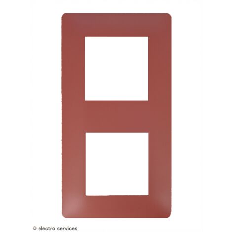 Plaque 2 postes essensya Sierra - HAGER WE562