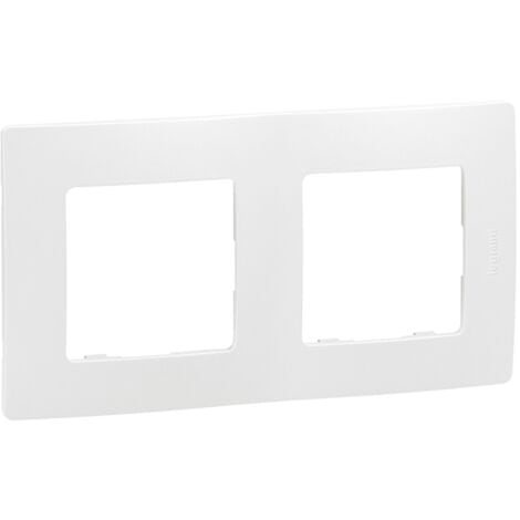 PLAQUE 2 POSTES NILOÉ - LEGRAND 665002