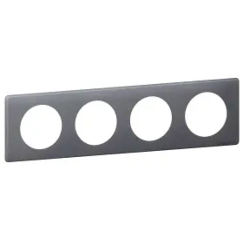 Legrand - plaque 4 postes schiste celiane 066734