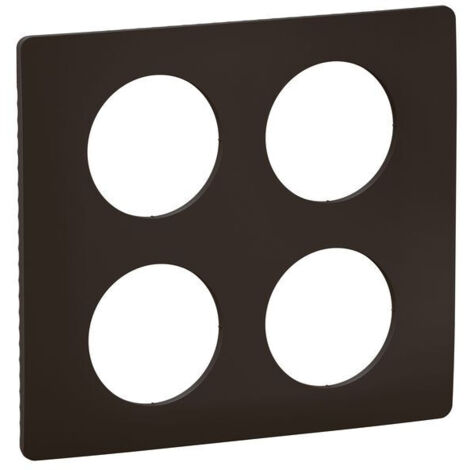 PLAQUE 2X2 POSTES NOIR MAT Céliane 2024 - CP0109 - Legrand