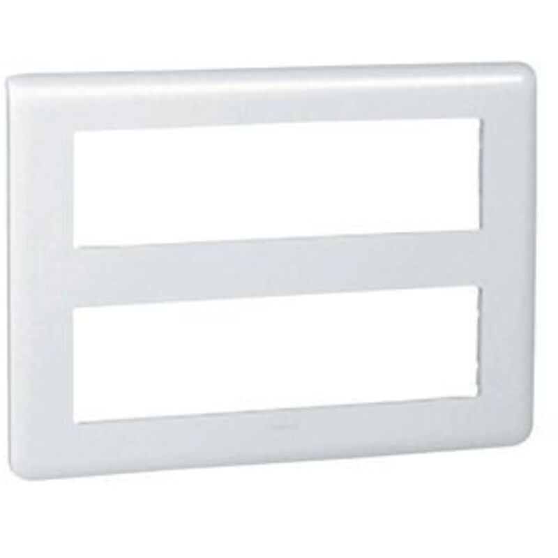Legrand 078837 - Plaque Mosaic - 2x8 Modules - blanc