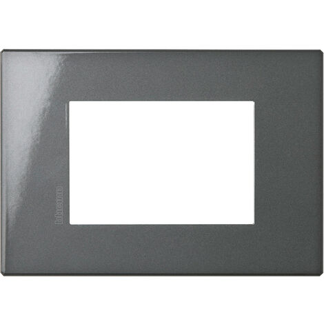 Plaque 3 Places Bticino Axolute AIR Anthracite HW4803HS