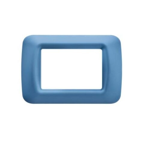 PLAQUE 3 POS.BLEU CIEL TOP SYSTEM GEWISS GW22563