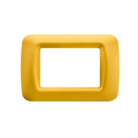 PLAQUE 3 POS.JAUNE MAIS TOP SYSTEM GEWISS GW22583