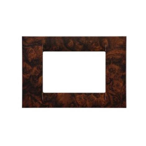 PLAQUE 3 POS.RONCE DE NOYER SYSTEM VIRNA GEWISS GW22273