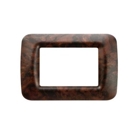 PLAQUE 3 POS.RONCE DE NOYER TOP SYSTEM GEWISS GW22673