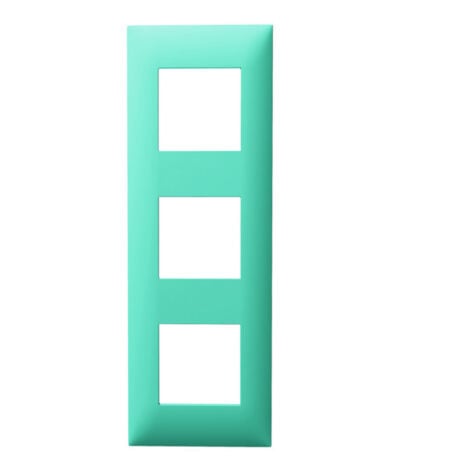Plaque 3 postes - Turquoise Arnould Espace Evolution 64423