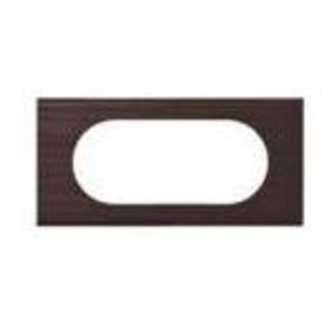Plaque 4/5 modules 2 postes matiere wengue CELIANE LEGRAND 069205