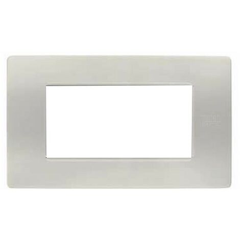 Plaque 4 modules Urmet Simon Nea poudre 11804.PV