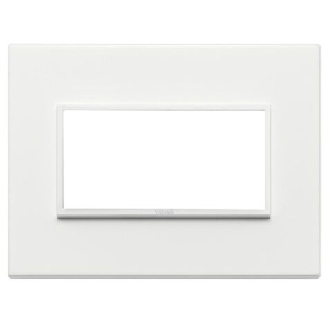 Plaque 4 modules Vimar Eikon EVO blanc total 21654.17