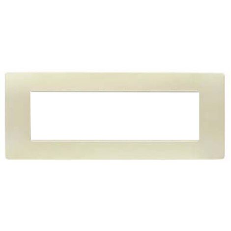 Plaque 7 modules Urmet Simon Nea ivoire 11807.AV