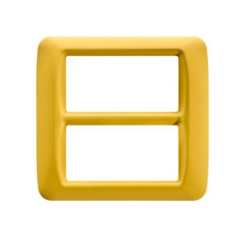 PLAQUE 8 POS.JAUNE MAIS TOP SYSTEM GEWISS GW22587