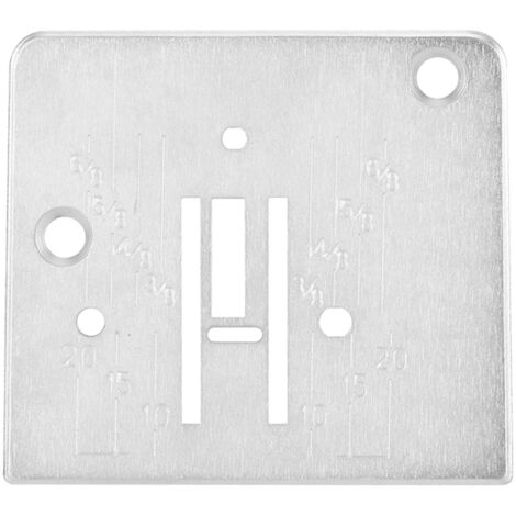Plaque à aiguille de rechange pour machine à coudre JD1004 HF107 pour Huskystar 207 Q235, plaque à aiguille multifonction en acier