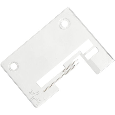 Plaque à aiguilles de rechange pour machine à coudre domestique et surjeteuse