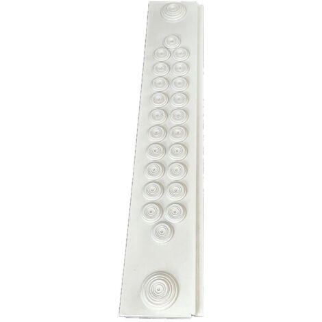 PLAQUE À EMBOUTS POUR COFFRETS XL3 160 MÉTAL LEGRAND 020021